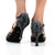Starry Black Premier Flexible Sole Salsa Ballroom Latin Dance Shoes