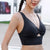 Sporty Bra Top with Cinched Knot Front