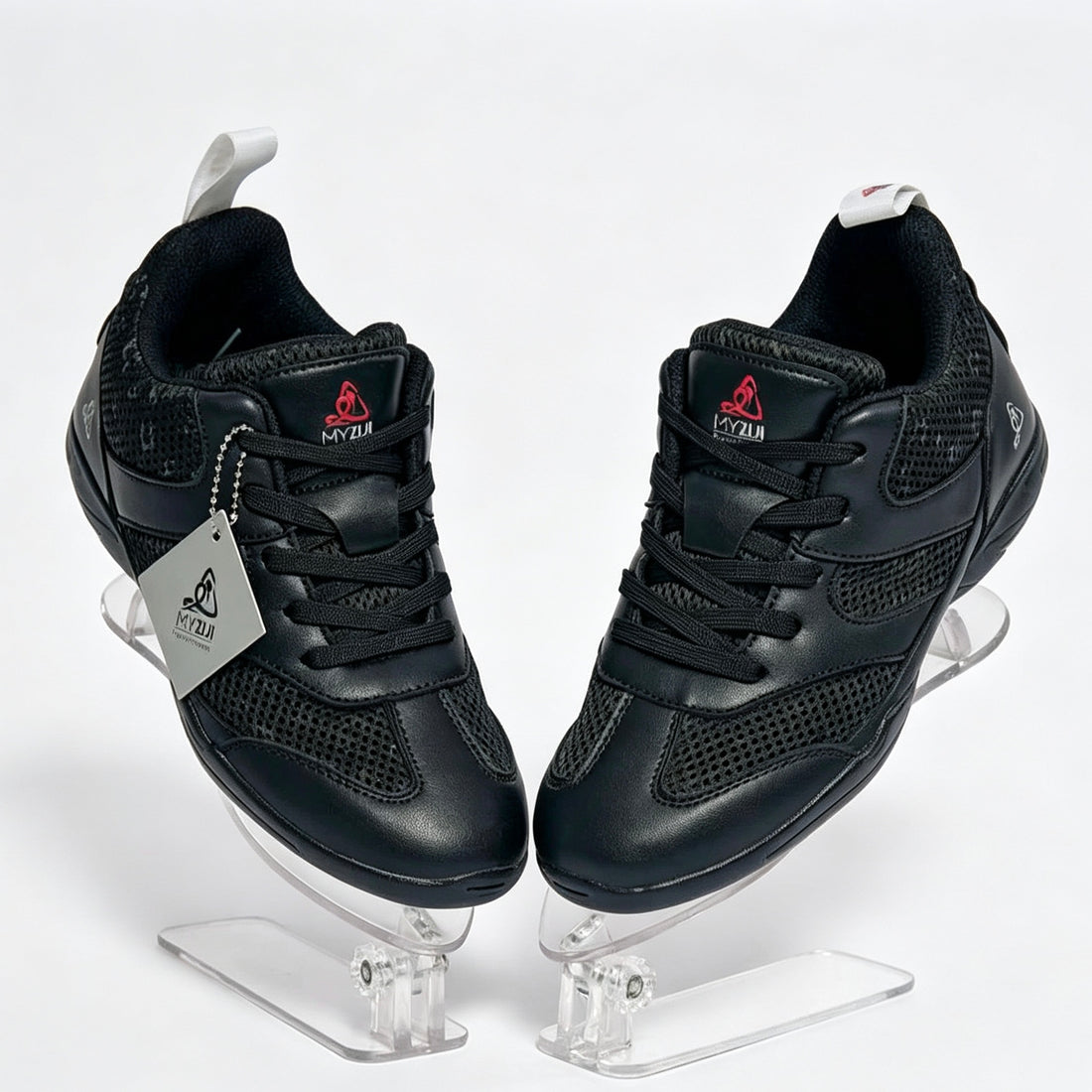 Glowing Rhythm Dance Sneakers – Comfortable Sneakers with Glow-in-the-Dark Black Design