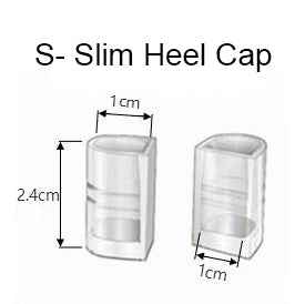 Heel Caps – Transparent for Stiletto and Slim Heels