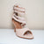 Diva Open Toe Stiletto Sandals Dance Shoes (Beige)