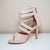 Diva Open Toe Stiletto Sandals Dance Shoes (Beige)