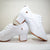 LaLa Land White Cuban Heel Dance Shoes with Suede Sole
