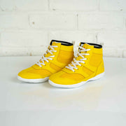 Vigor Hightop Dance Sneakers – Yellow Colorblock Unisex High Top Dance Sneakers