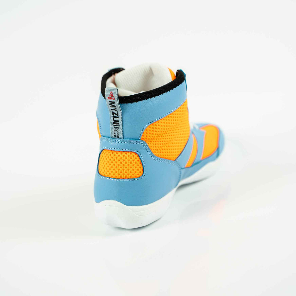 Vigor Hightop Dance Sneakers - Blue and Orange