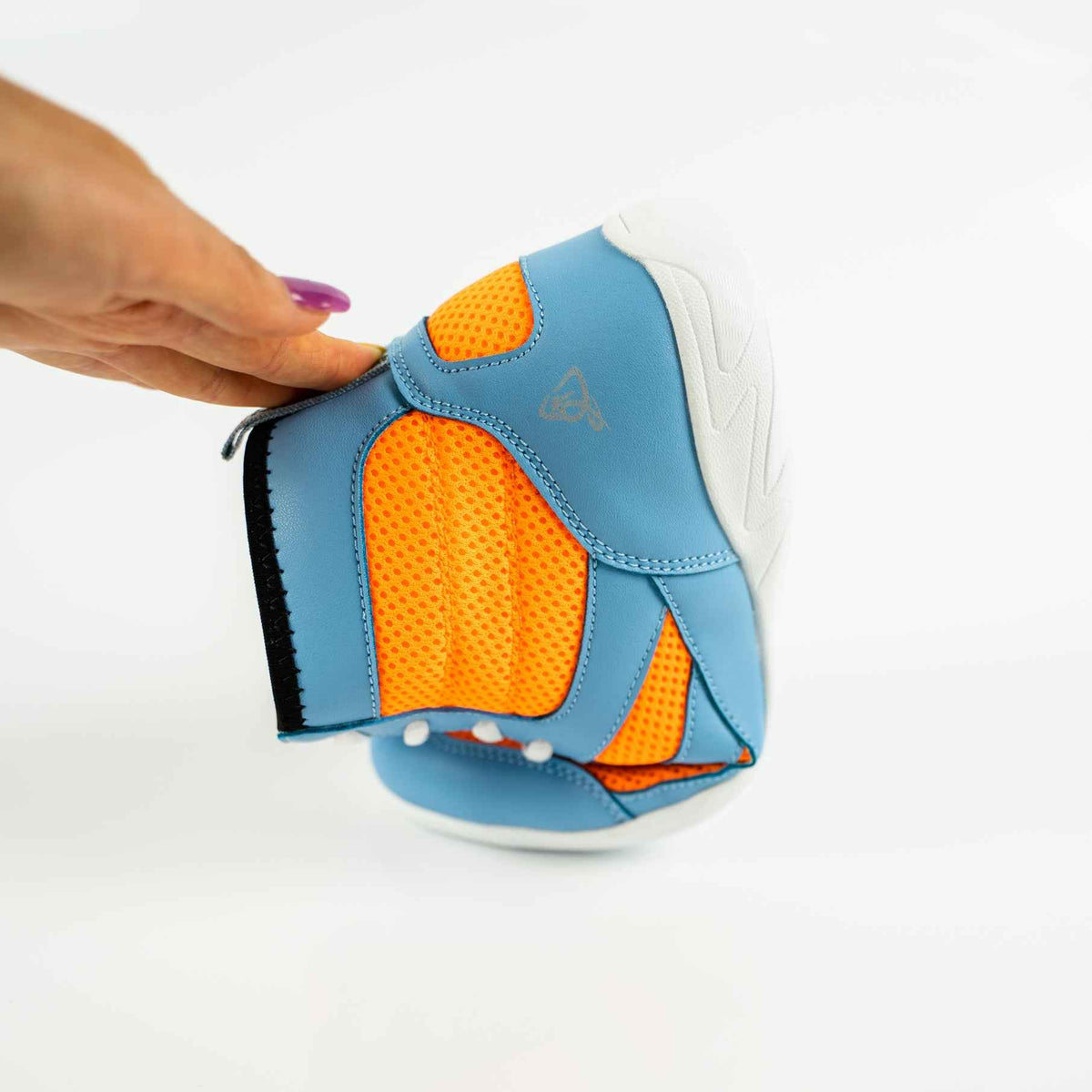 Vigor Hightop Dance Sneakers - Blue and Orange