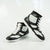Vigor Hightop Dance Sneakers - Black & White