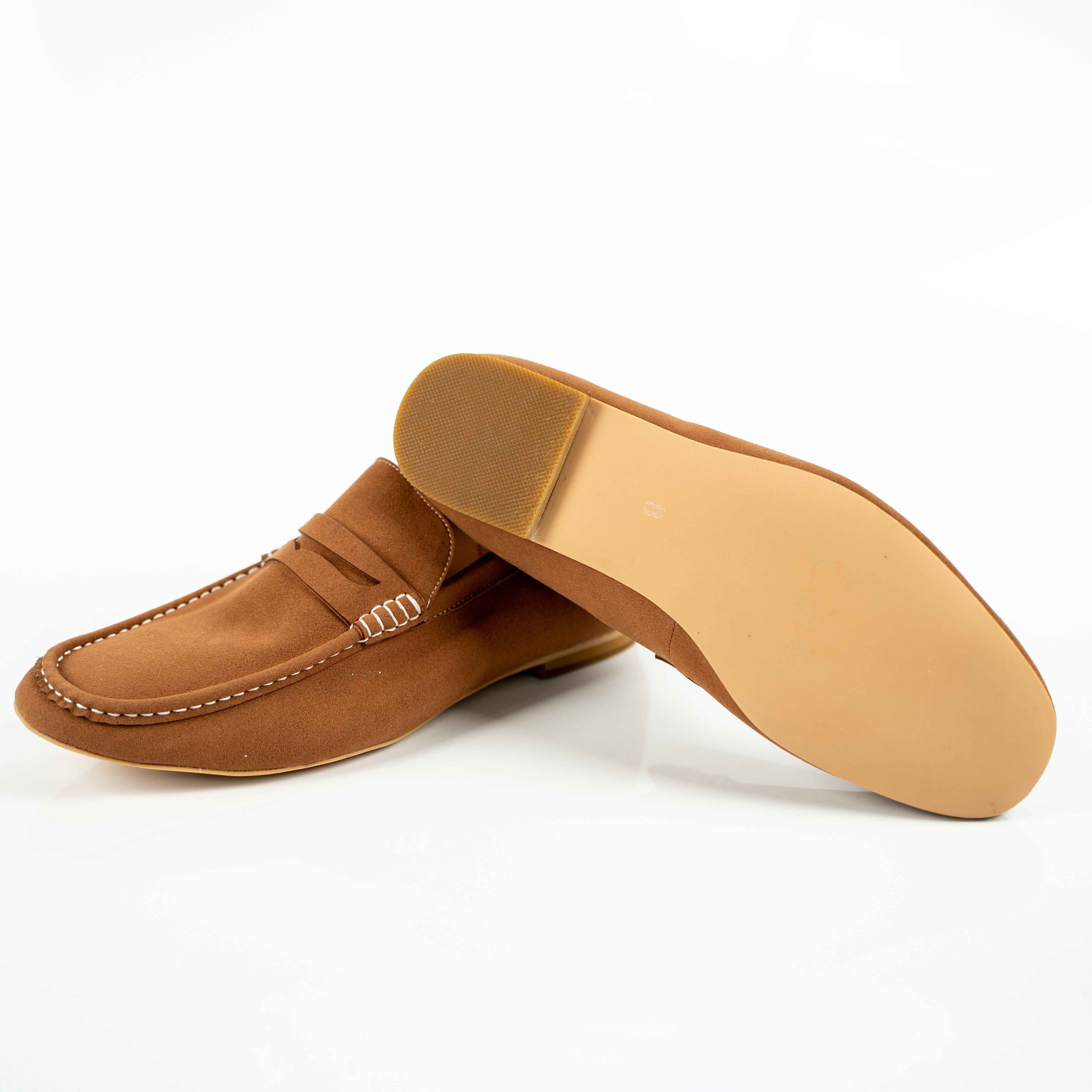 lorenzo Men\'s Brown Loafers Suede Tan  main image 3