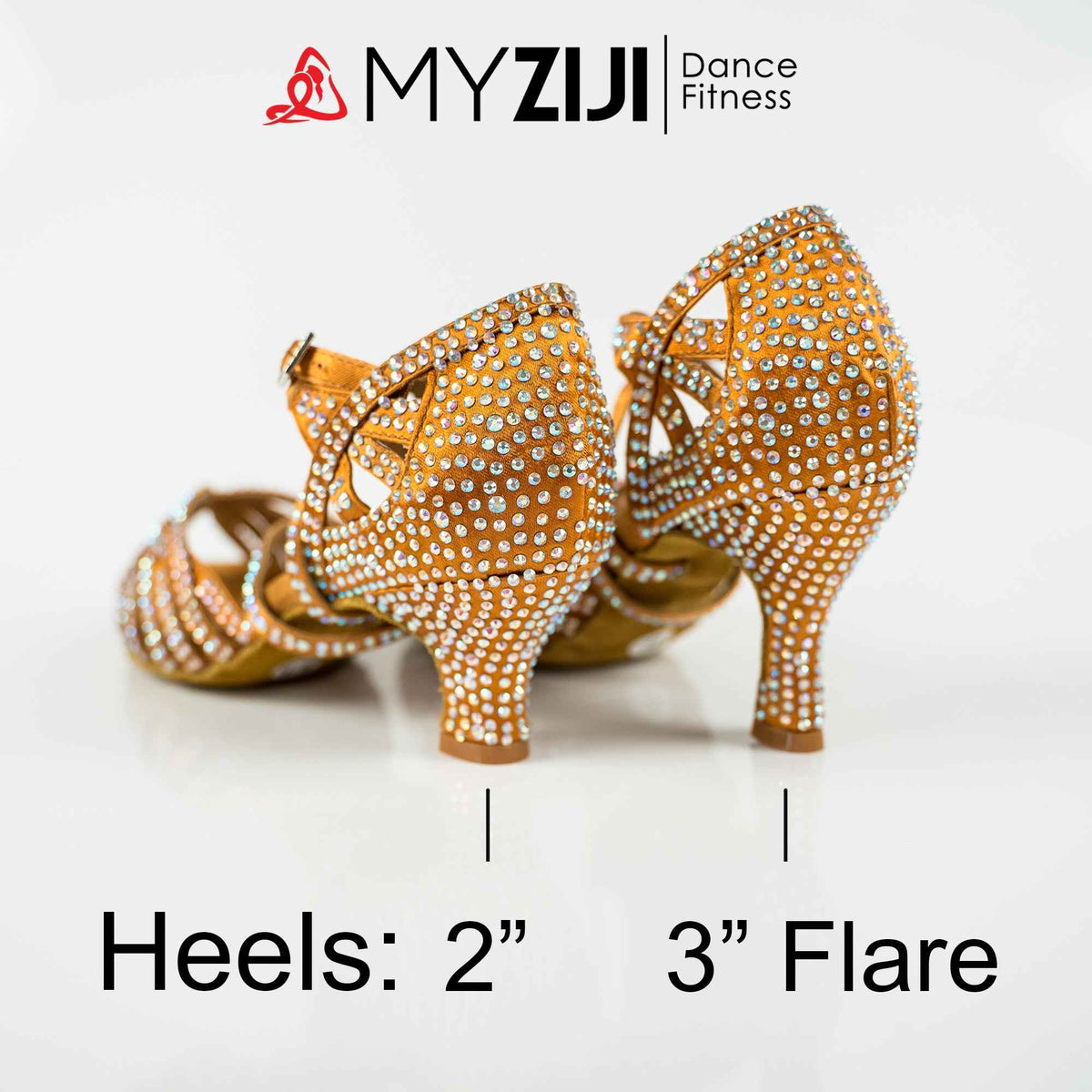 Abelia Brown Dance Shoes with Extra Cushioned Padding