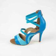 Azure Open Toe Stiletto Dance Sandals – Best Sandals for Women with Ankle Straps