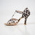 Amira Leopard Print T-straps Dance Shoes