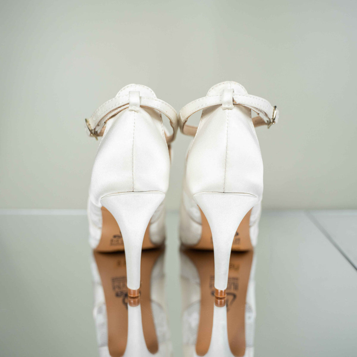 Lisa White Bridal Dance Heels