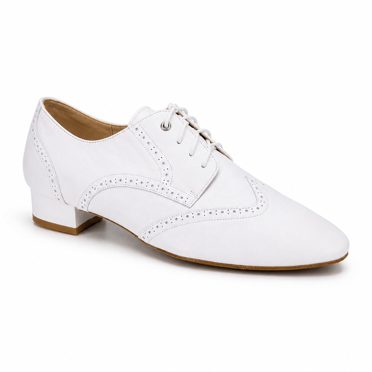 Lucas White dance shoe for Salsa, Bachata, Tango and Ballroom.


