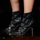 Reina Black Pointed-Toe Dance Boots