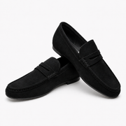 Lorenzo Classic Mens Ballroom Dance Shoes – Handcrafted Slip-On Loafers for Latin & Salsa