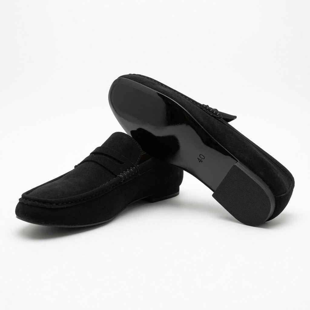 Lorenzo Latin Classic Dance Shoes – Handcrafted Slip-On Loafers for Latin & Ballroom Dancing