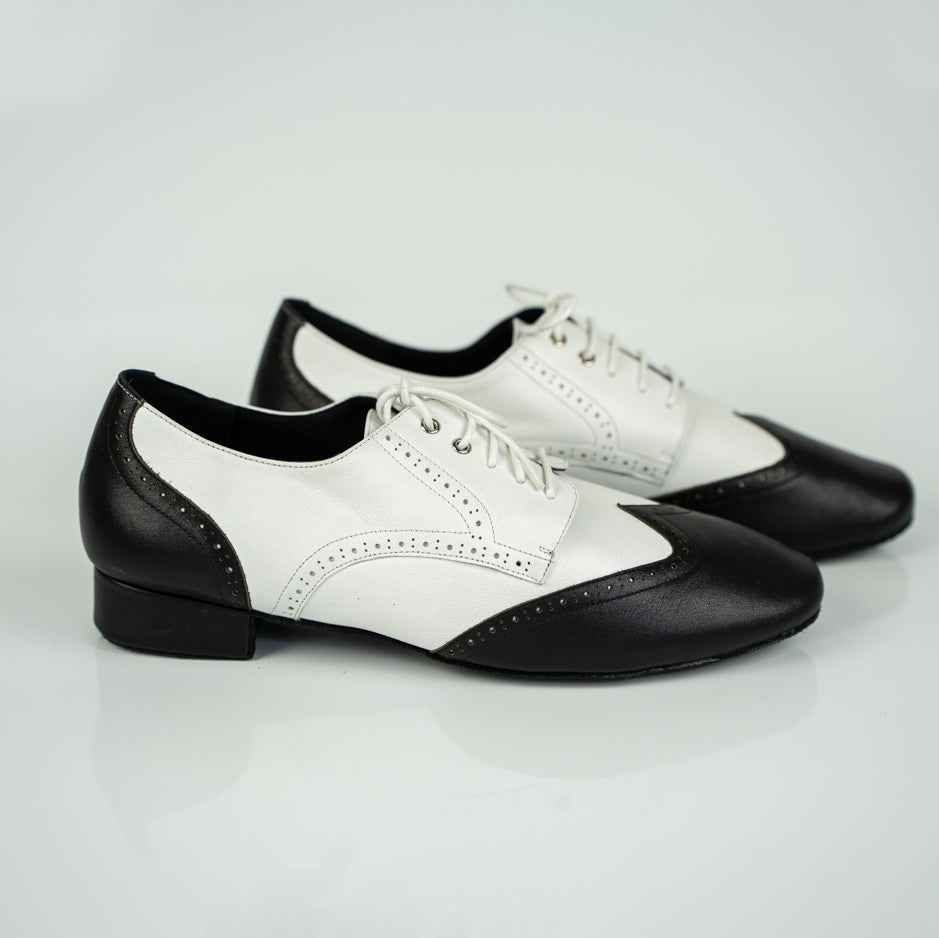 Lucas B&W Mambo Premium Dance Shoe – Unisex Nappa Leather Latin & Ballroom Footwear
