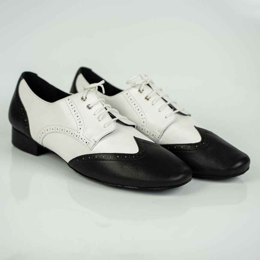 Lucas B&W Mambo Premium Dance Shoe – Unisex Nappa Leather Latin & Ballroom Footwear