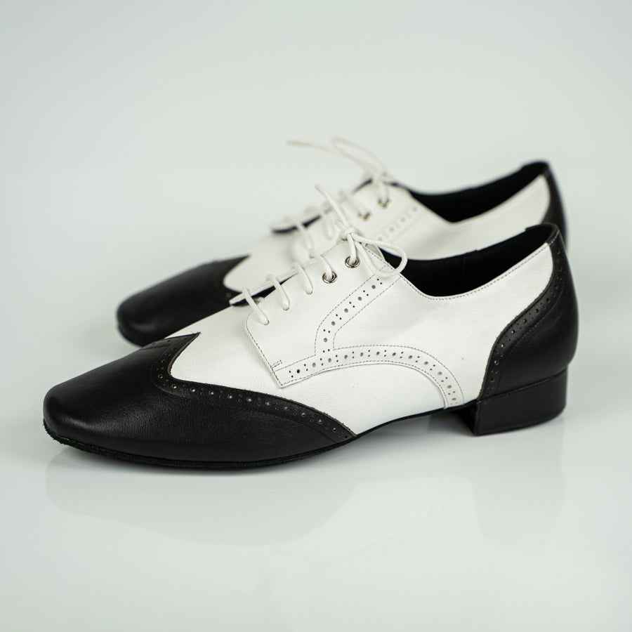Lucas B&W Mambo Premium Dance Shoe – Unisex Nappa Leather Latin & Ballroom Footwear