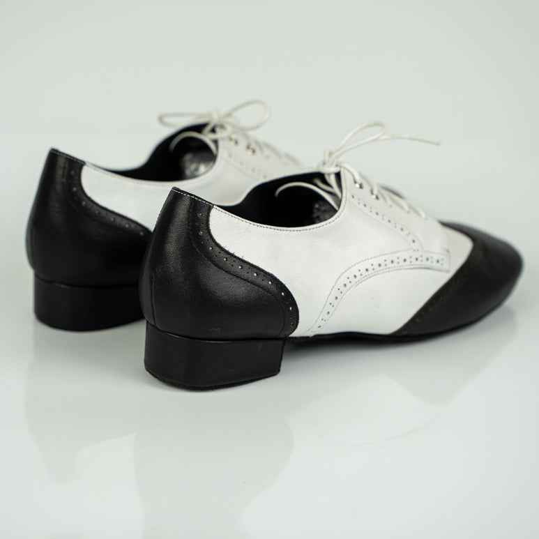 Lucas B&W Mambo Premium Dance Shoe – Unisex Nappa Leather Latin & Ballroom Footwear