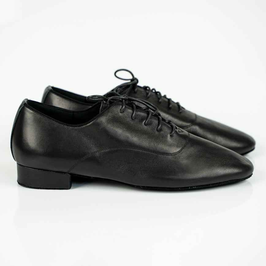Bruno Classic Men’s Latin Ballroom Salsa Black Leather Dance Shoes – Premium Nappa Leather