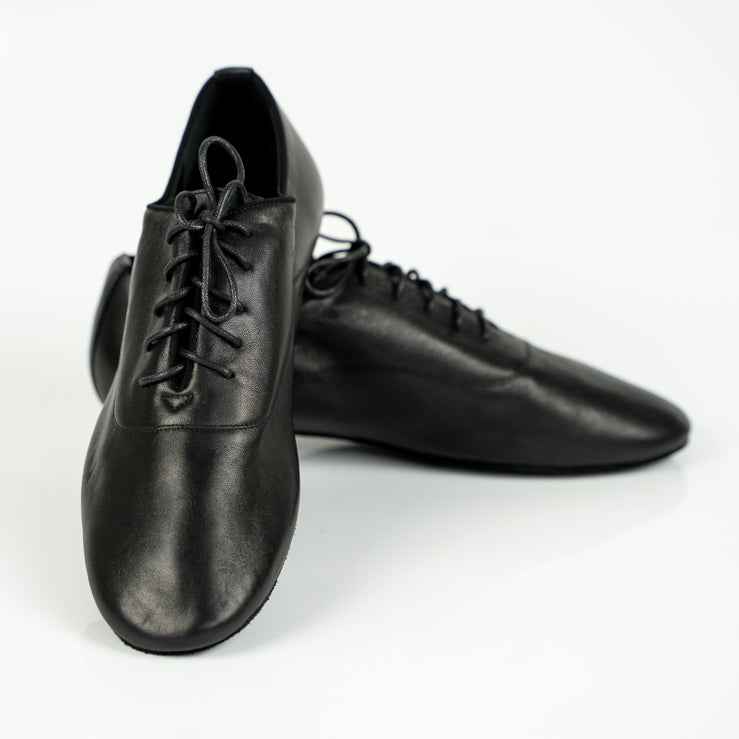 Bruno Classic Men’s Latin Ballroom Salsa Black Leather Dance Shoes – Premium Nappa Leather