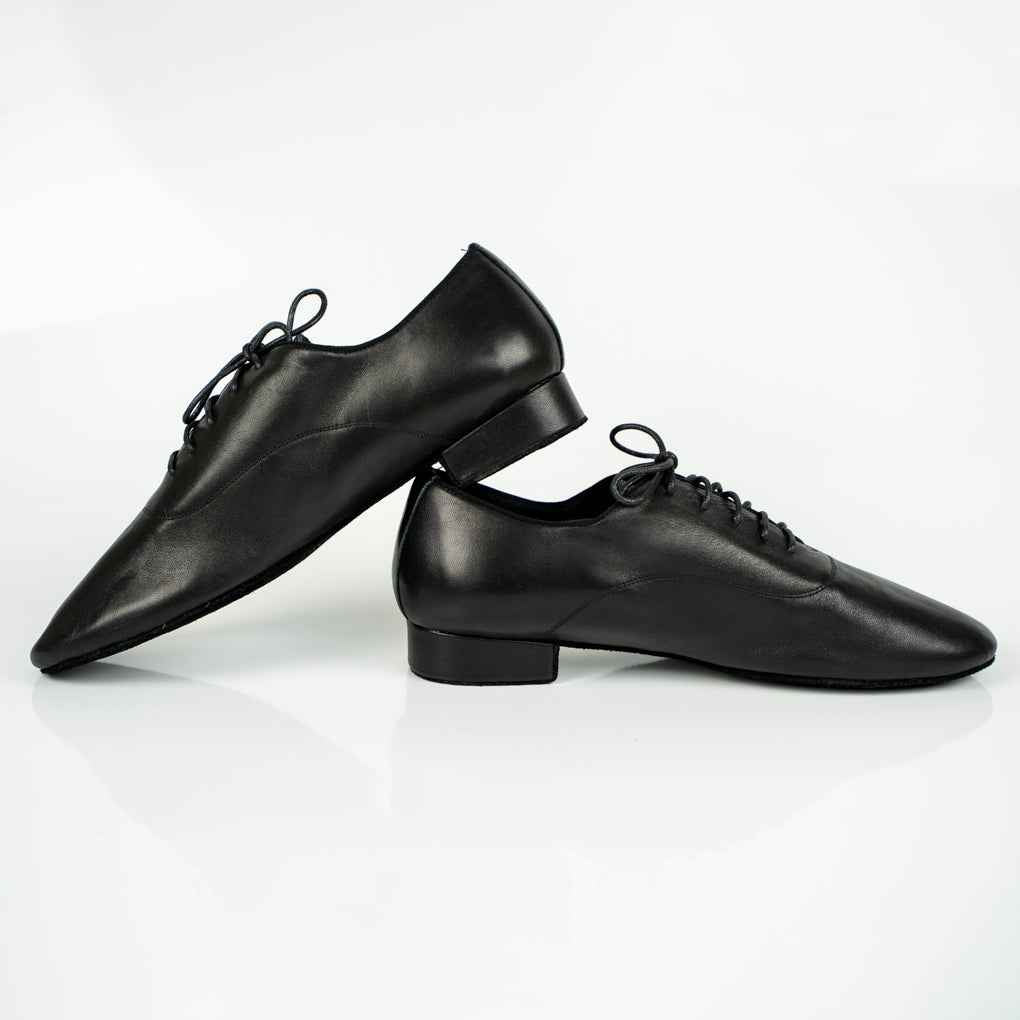 Bruno Classic Men’s Latin Ballroom Salsa Black Leather Dance Shoes – Premium Nappa Leather