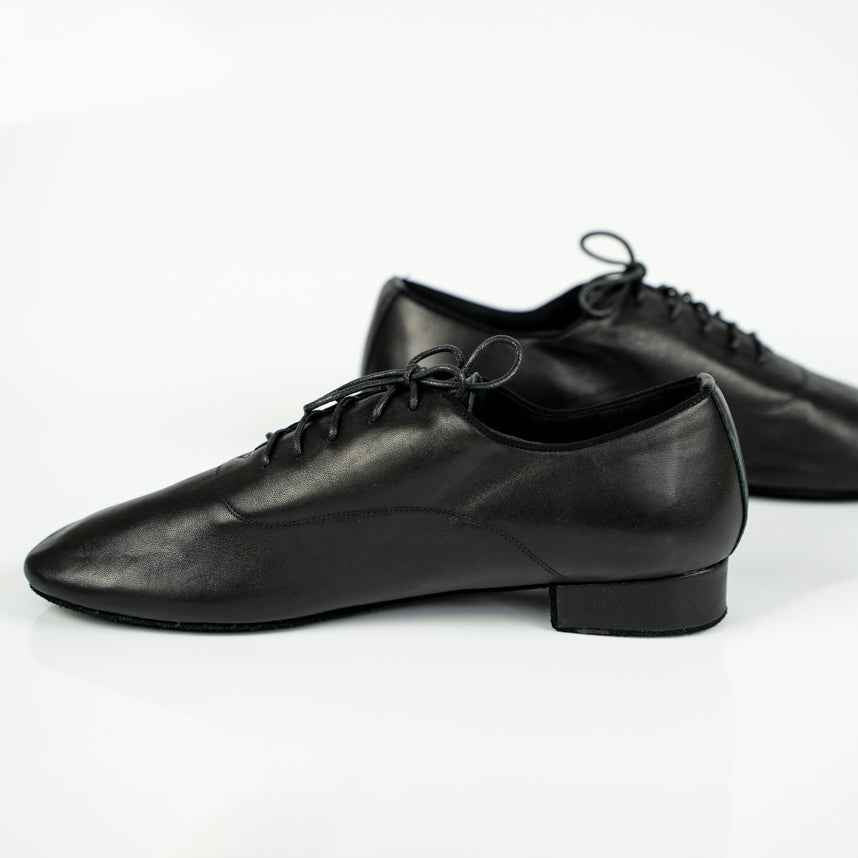 Bruno Classic Men’s Latin Ballroom Salsa Black Leather Dance Shoes – Premium Nappa Leather