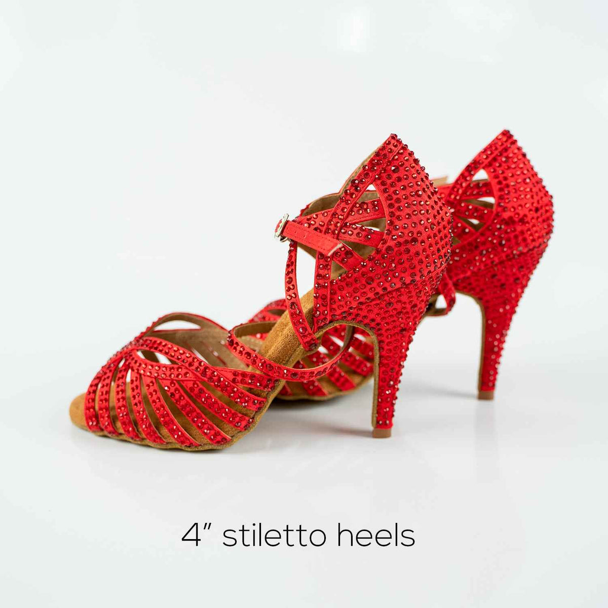 Abelia Red Dance Shoes