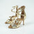 Golden Athena II Open Toe Stiletto Sandals Dance Shoes