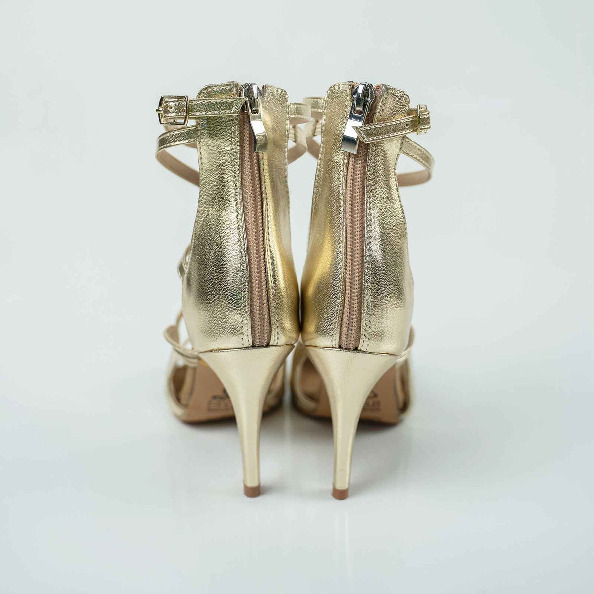 Golden Athena II Open Toe Stiletto Sandals Dance Shoes