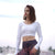 Fitness Criss-Cross Cage Crop