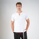 Men’s Grommet Lace-Up Long T-Shirt