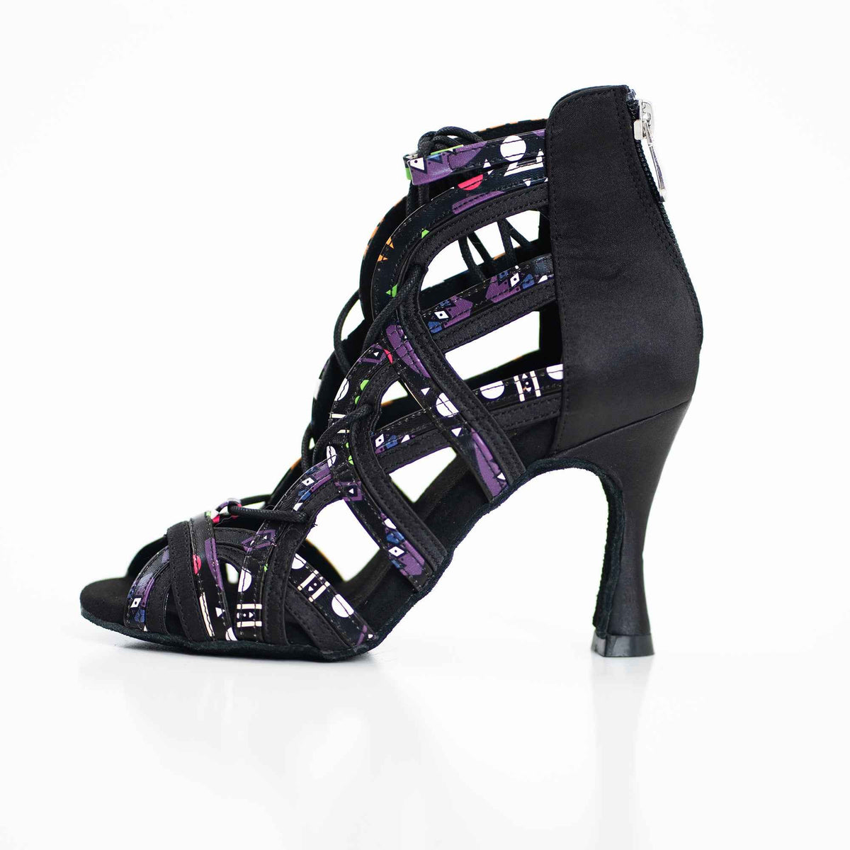 Rita Camouflage Salsa Bachata Latin Dance Shoes
