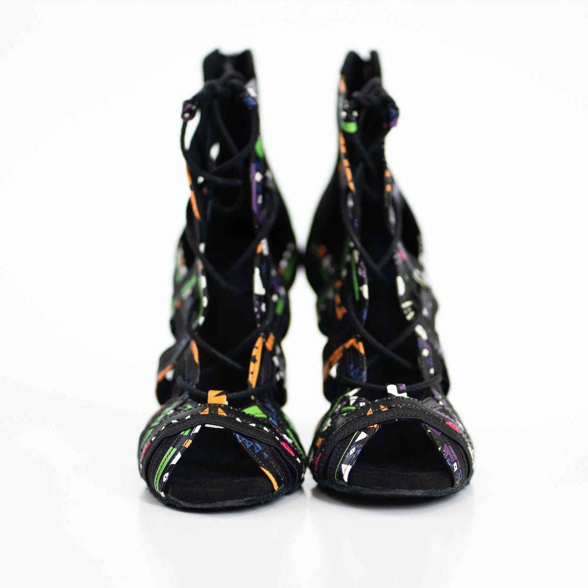 Rita Camouflage Salsa Bachata Latin Dance Shoes