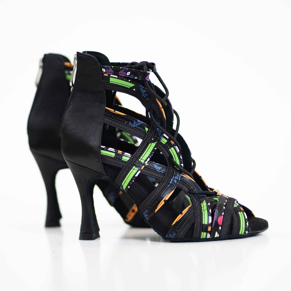 Rita Camouflage Salsa Bachata Latin Dance Shoes