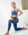 Tie Dye Fitness Set Sports Bra with High Waisted Pants-Ziji Style