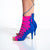 Eva Fuchsia Open Toe Lace Up Sock Bootie Dance Shoes