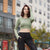 Long-Sleeved Luxe Crop Top