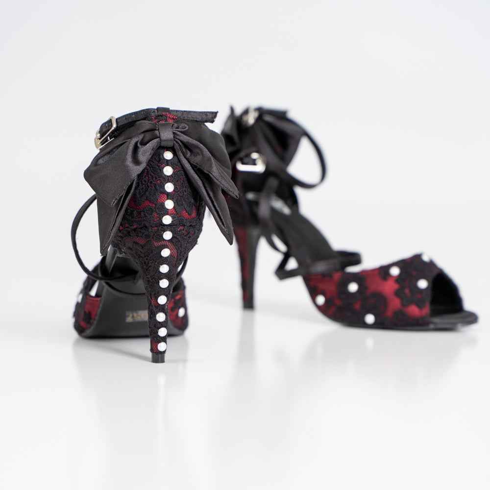 Pearl Bow Tie Dance Shoes