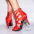 Rita Red Salsa Bachata Latin Dance Shoes