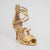 Athena Golden Open Toe Stiletto Dance Shoes