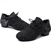 Henley Dance Sneaker (Black) – Lightweight Suede-Sole Dance Sneakers