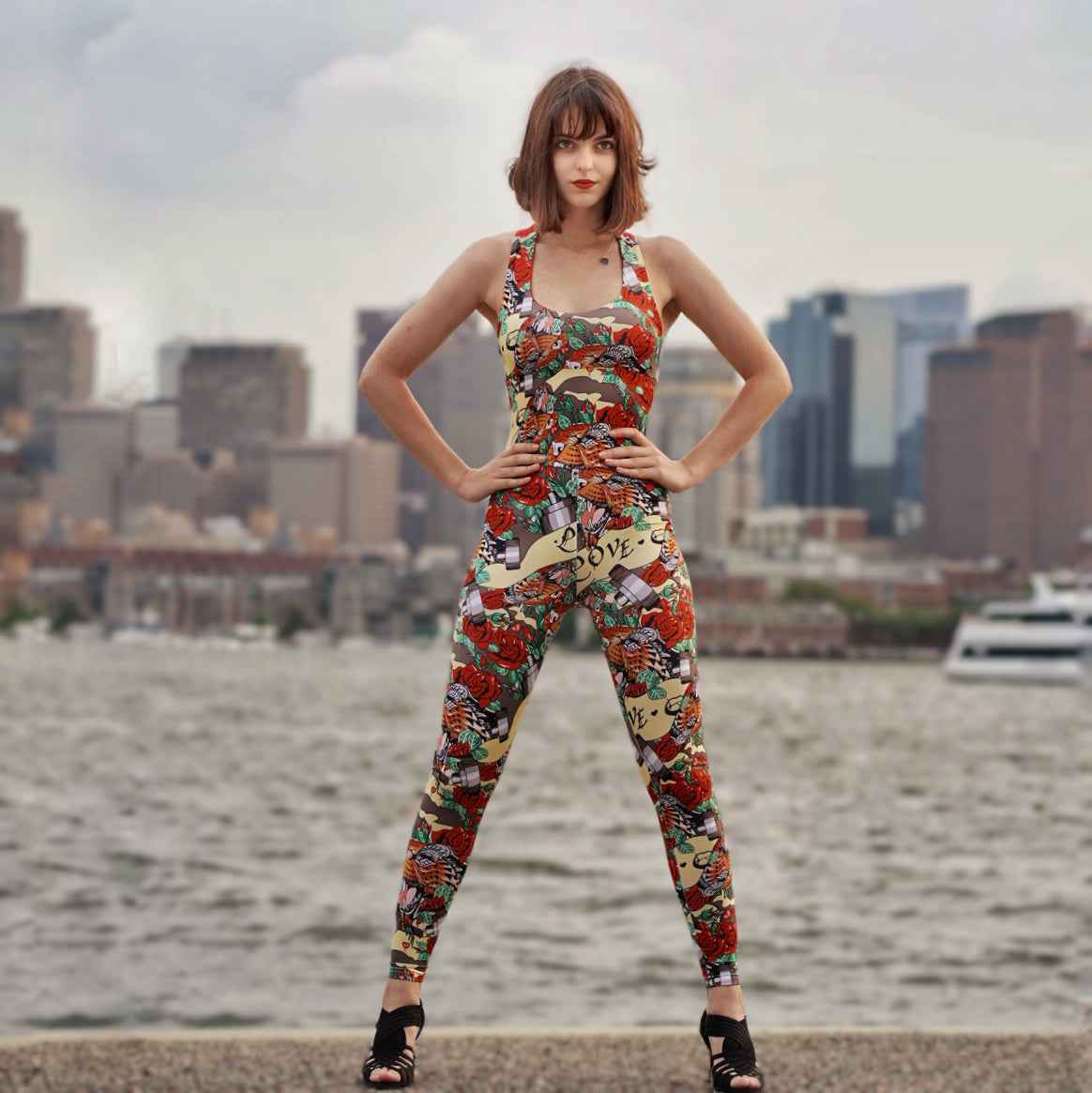Love Says It All Strappy Jumpsuit