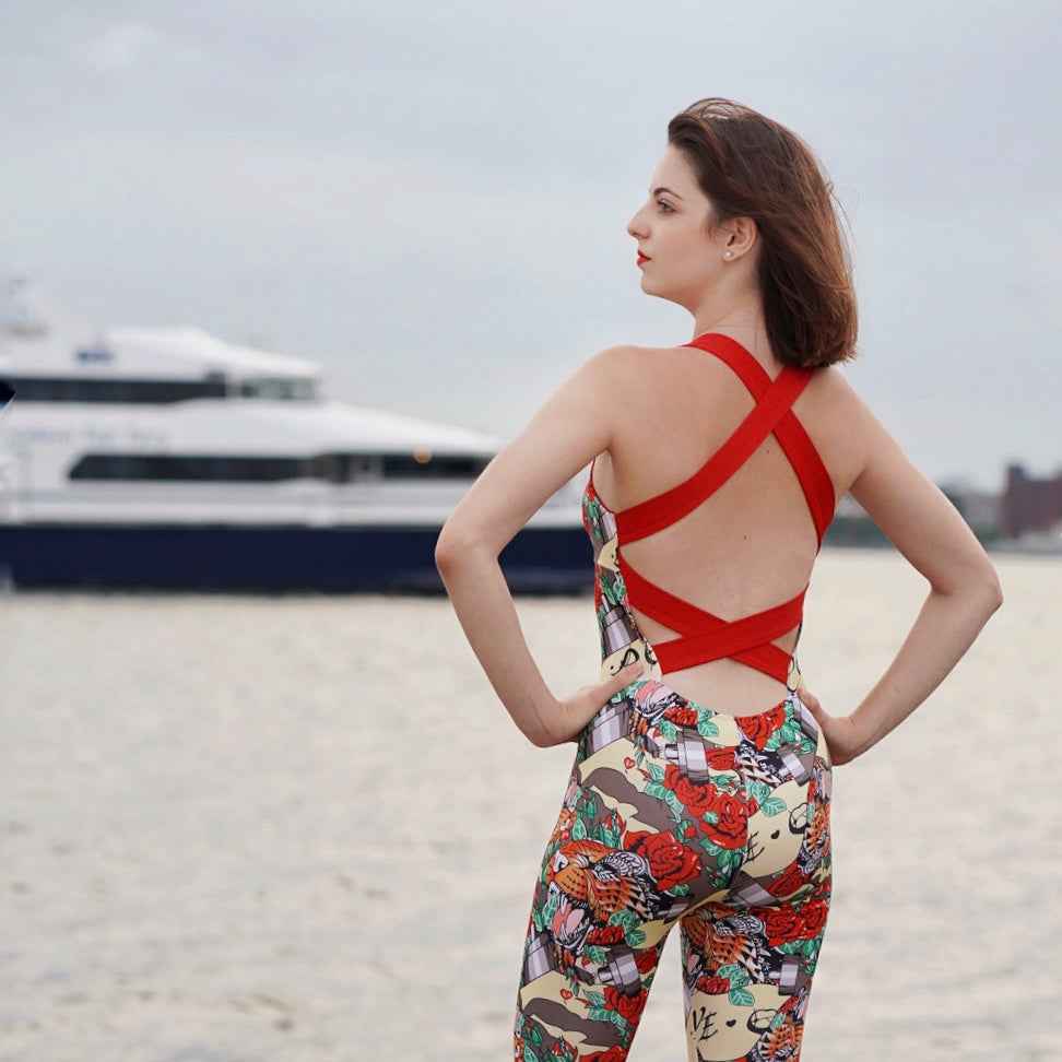 Love Says It All Strappy Jumpsuit