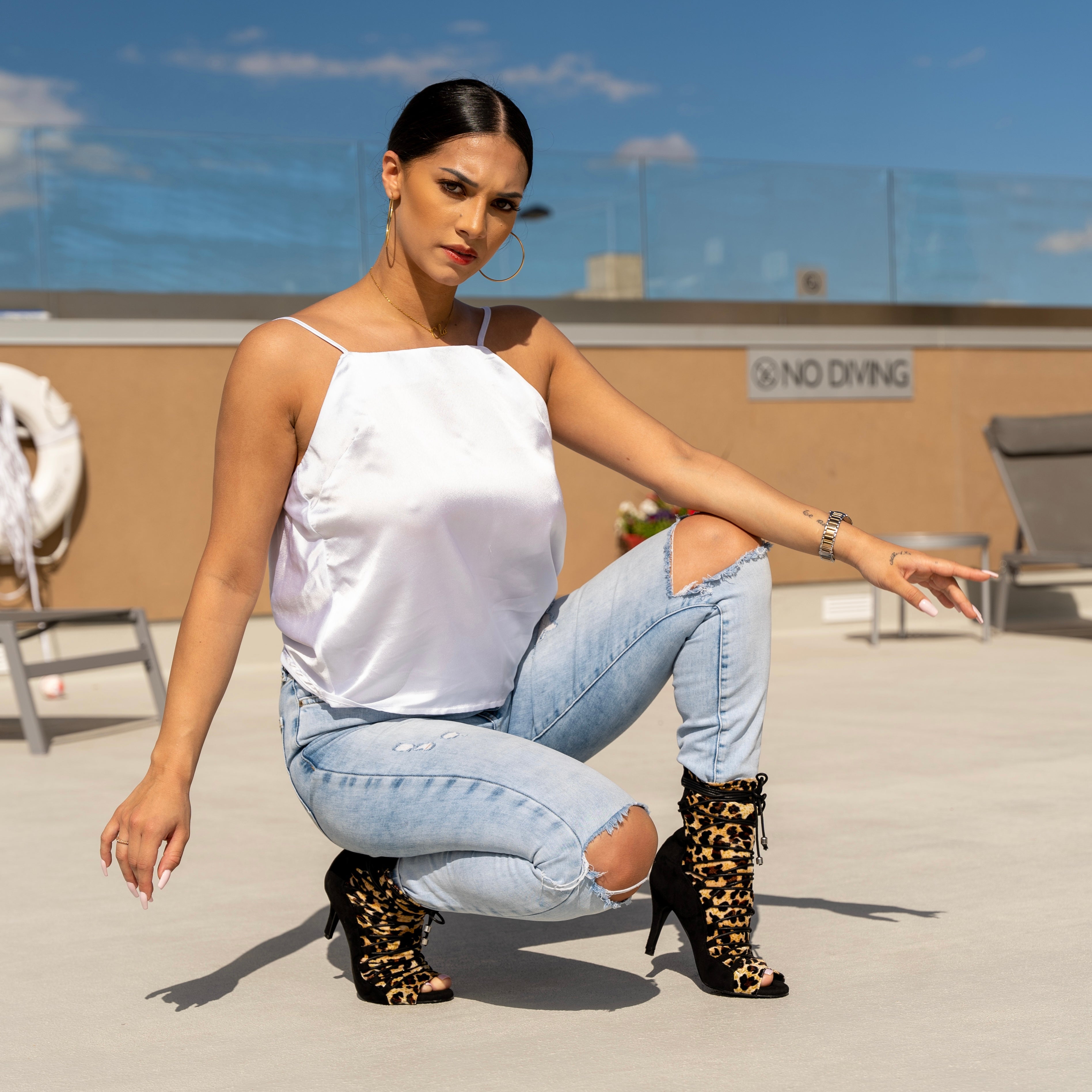 靴 M.me.eme Sheer dot ribbon sport sandal M me eme Sheer dot ribbon sport sandal S