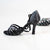 Starry Black Premier Flexible Sole Salsa Ballroom Latin Dance Shoes